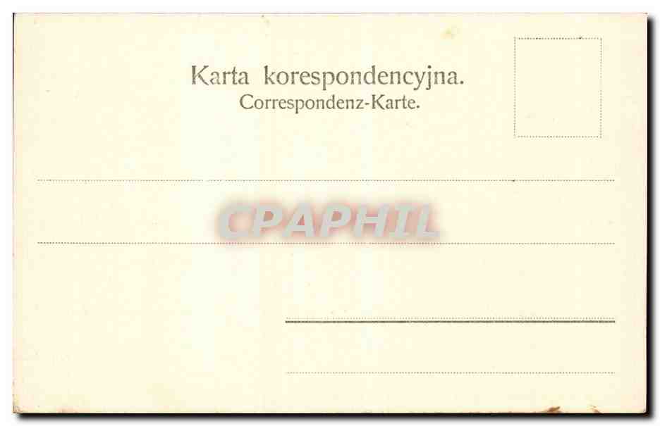 Pologne - Polen - Poland - Warszawa - Varsovie - Warsaw - Koenigsschloss im Krakau - CPA  — Rückseite