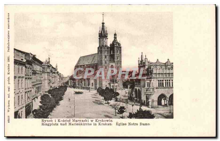 Pologne - Polen - Poland - Krakowie - Krakau - Marienkirsche - CPA 