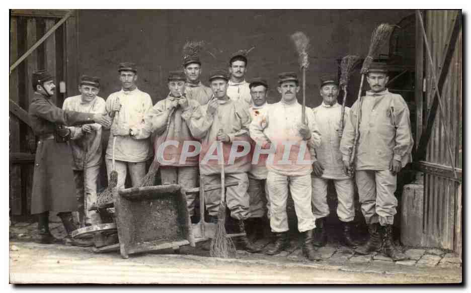 CARTE PHOTO Militaria Regiment 