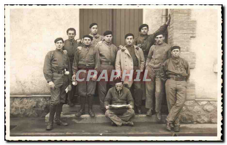 CARTE PHOTO Militaria regiment 