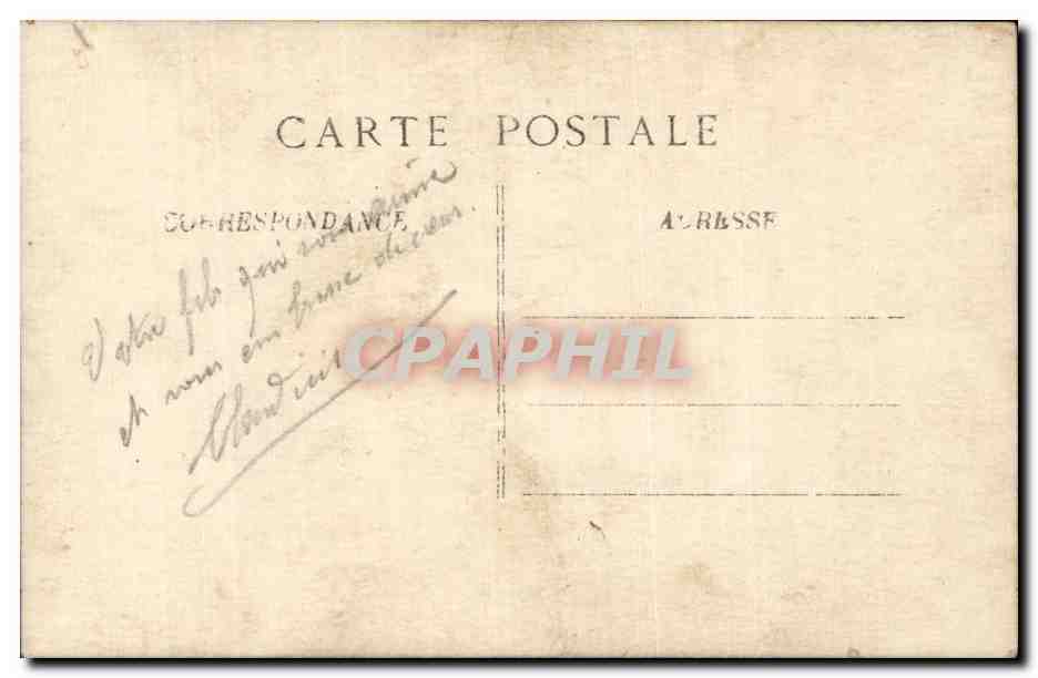 CARTE PHOTO Militaria Soldat — Rückseite