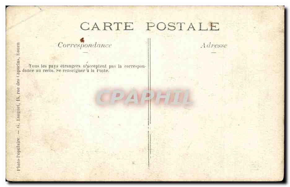 CARTE PHOTO Militaria Soldat — Rückseite