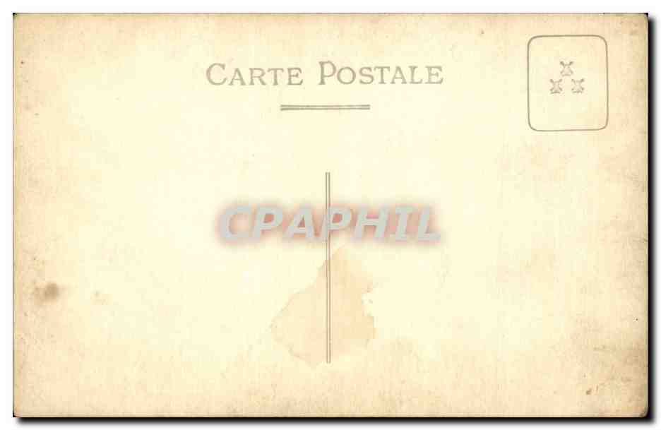 CARTE PHOTO Militaria Souvenir de reserve La Courtine 1933 — Verso