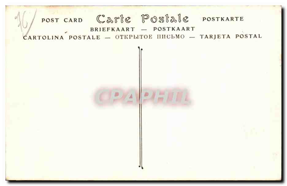 CPA Le Treport La jetee et l'entree du port — Rückseite