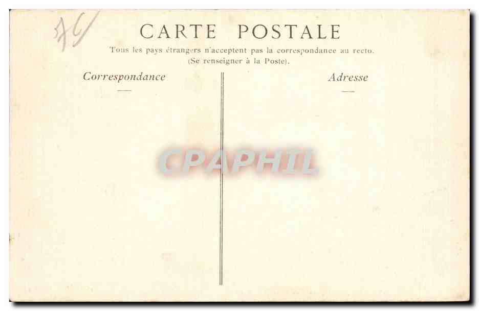 CPA Le Treport Vue prise du phare — Rückseite