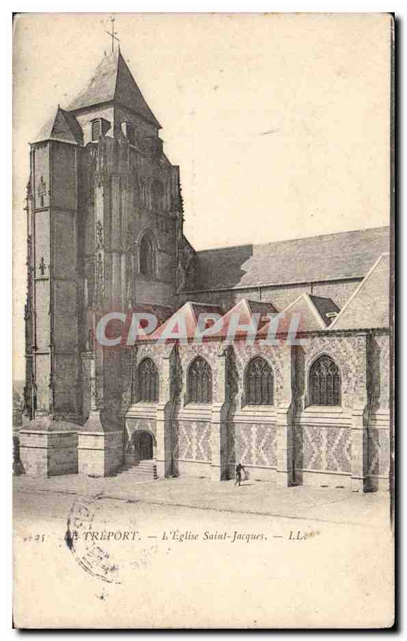 CPA Le Treport L'eglise Saint Jacques