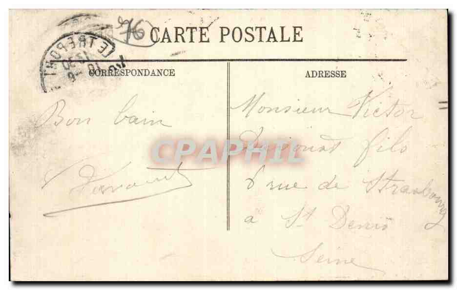 Le Tréport — La Flotille des Pêcheurs et l'Entrée du Port — I.L. n°204 — Rückseite