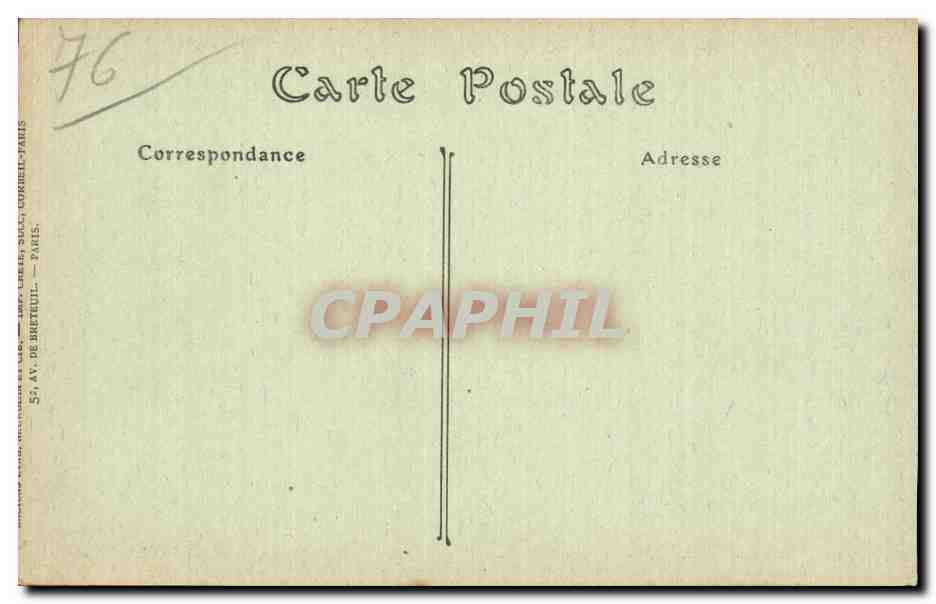 CPA Le Treport Le port et le quai Francois 1er — Rückseite