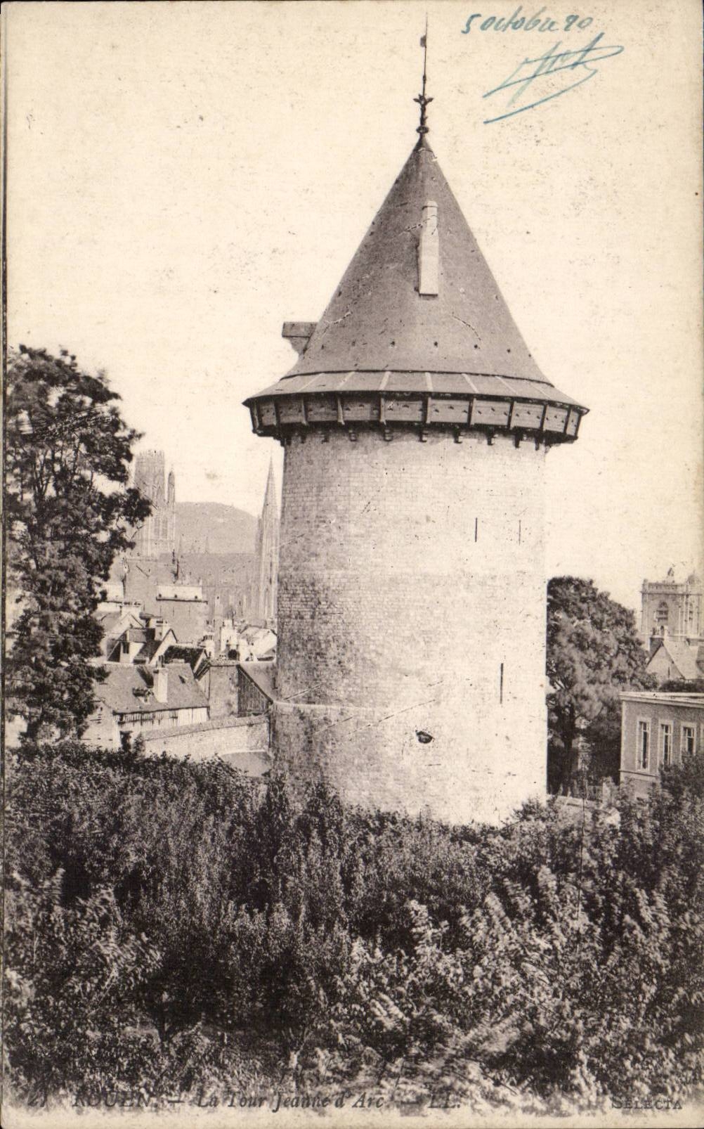 CPA Rouen La tour Jeanne d'arc