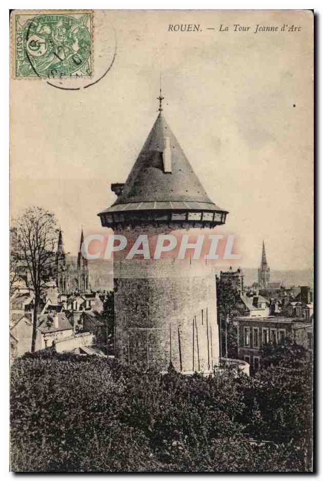 CPA Rouen La tour Jeanne d'arc