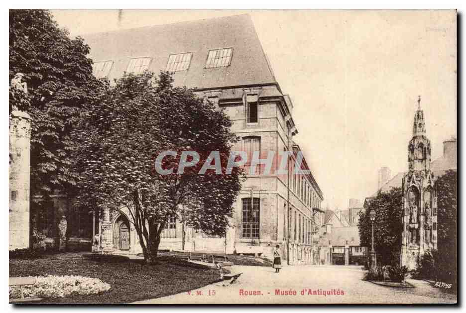 CPA Rouen Musee d'antiquites
