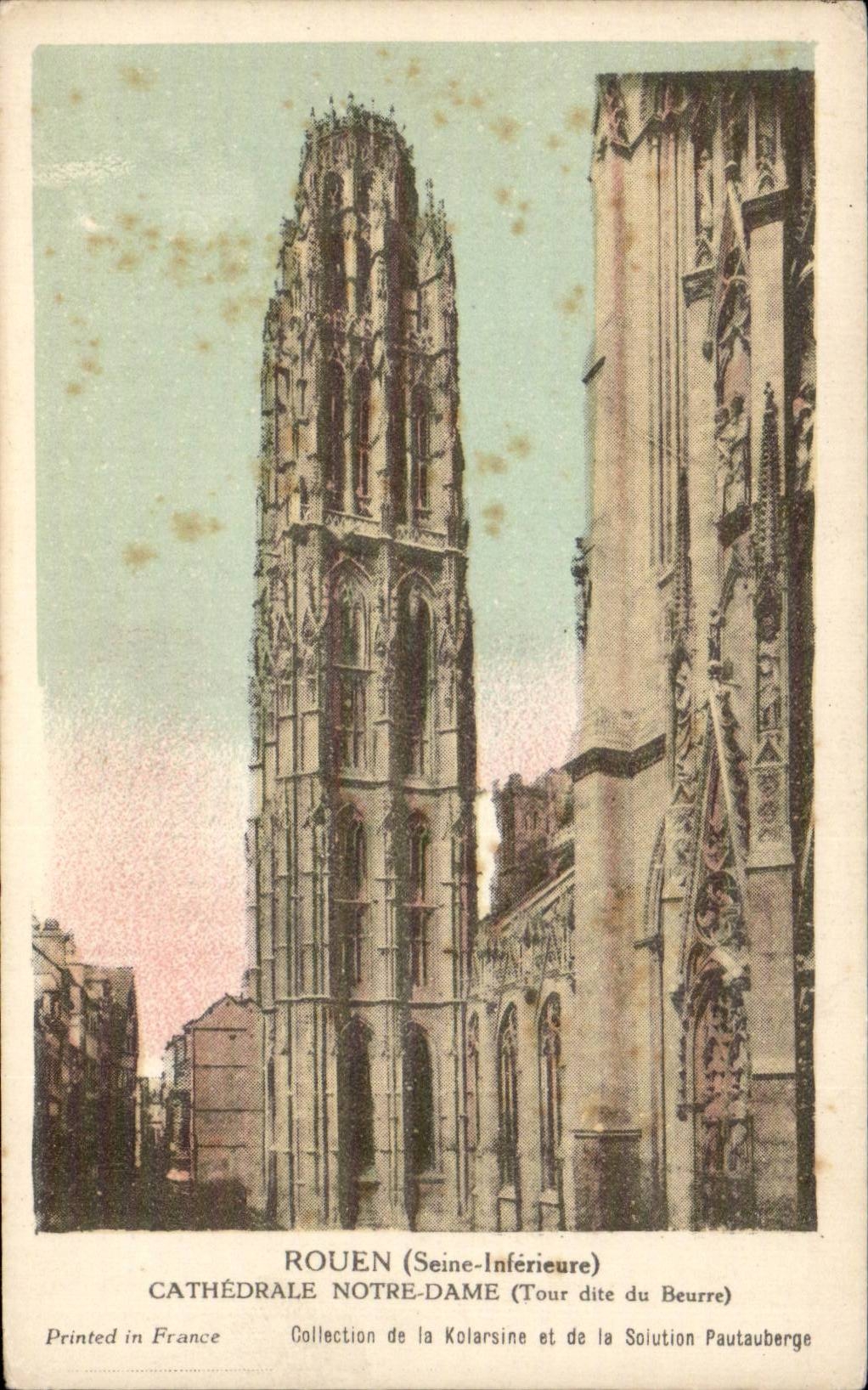 CPA Rouen Cathedrale Notre Dame