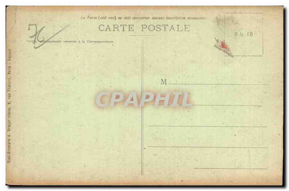 CPA Rouen Pensionnat JD de la Salle Aux morts de la guerre — Rückseite