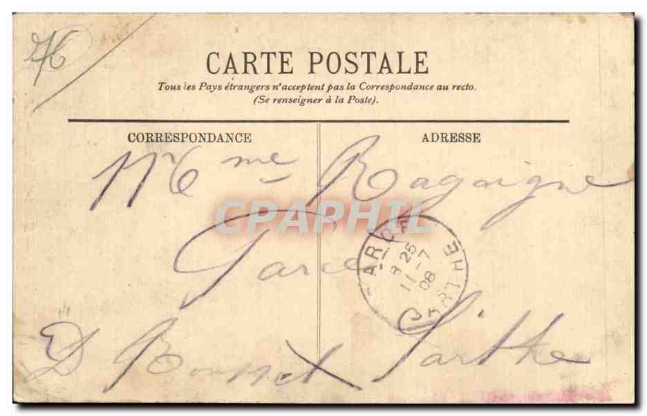 CPA Rouen Saint Maclou — Verso