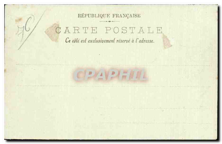 CPA Rouen La rue de la Republique — Verso