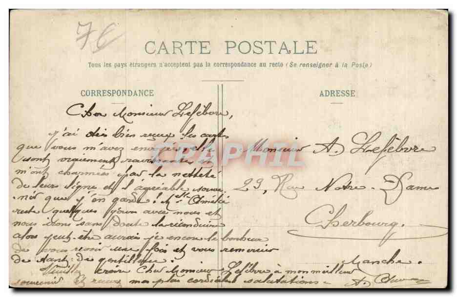 CPA Rouen Palais de justice Salle et plafond des Assises — Verso