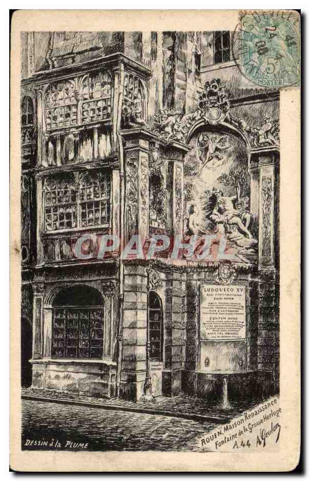 CPA Rouen Maison renaissance 