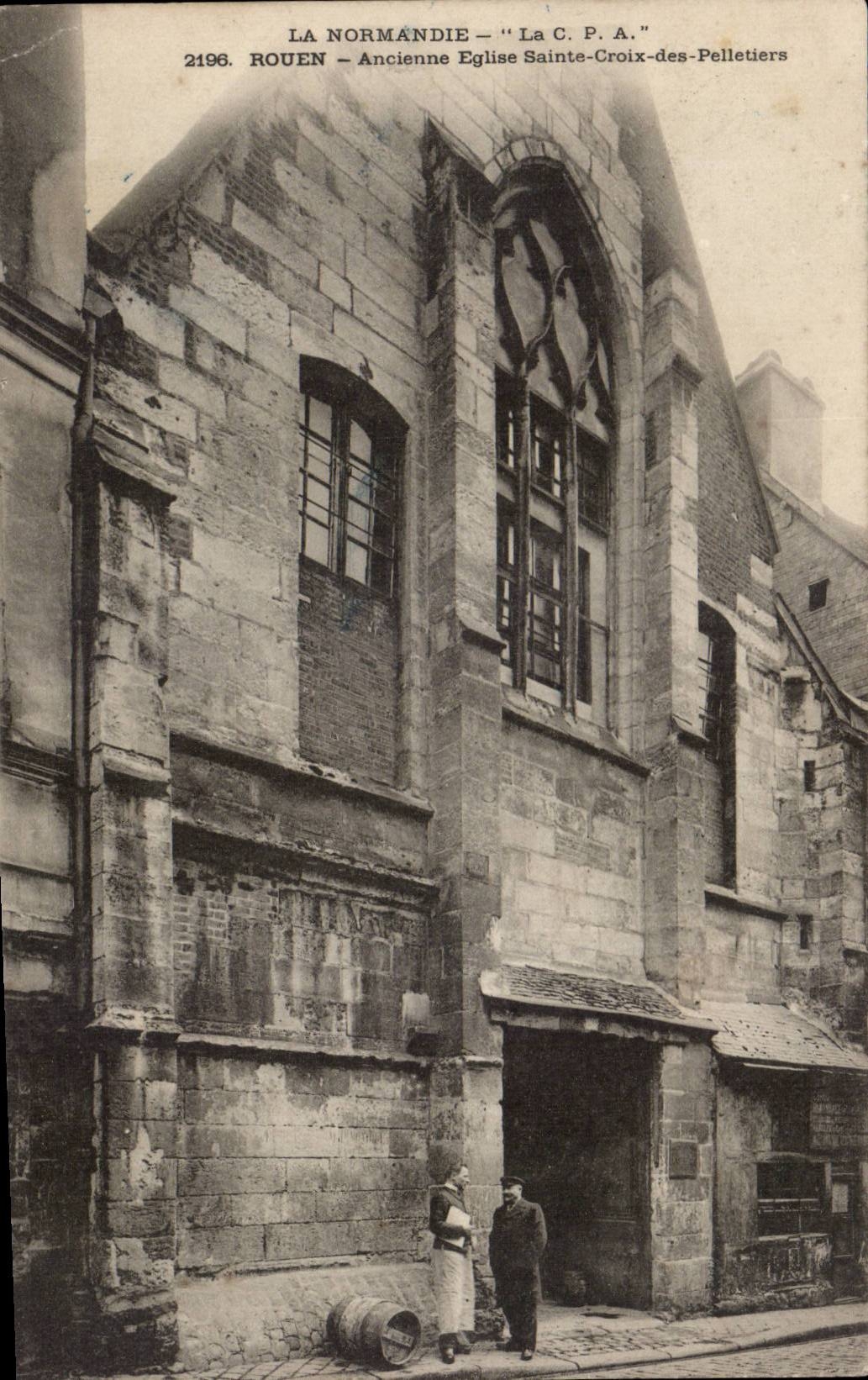 CPA Rouen Ancienne eglise Saine Croix des Pelletiers