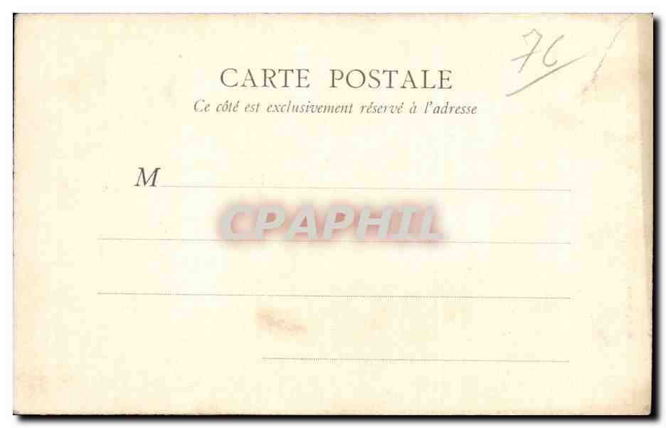 CPA Rouen Le pont Corneille — Verso