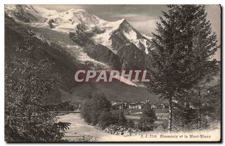 CPA Chamonix et le Mont Blanc