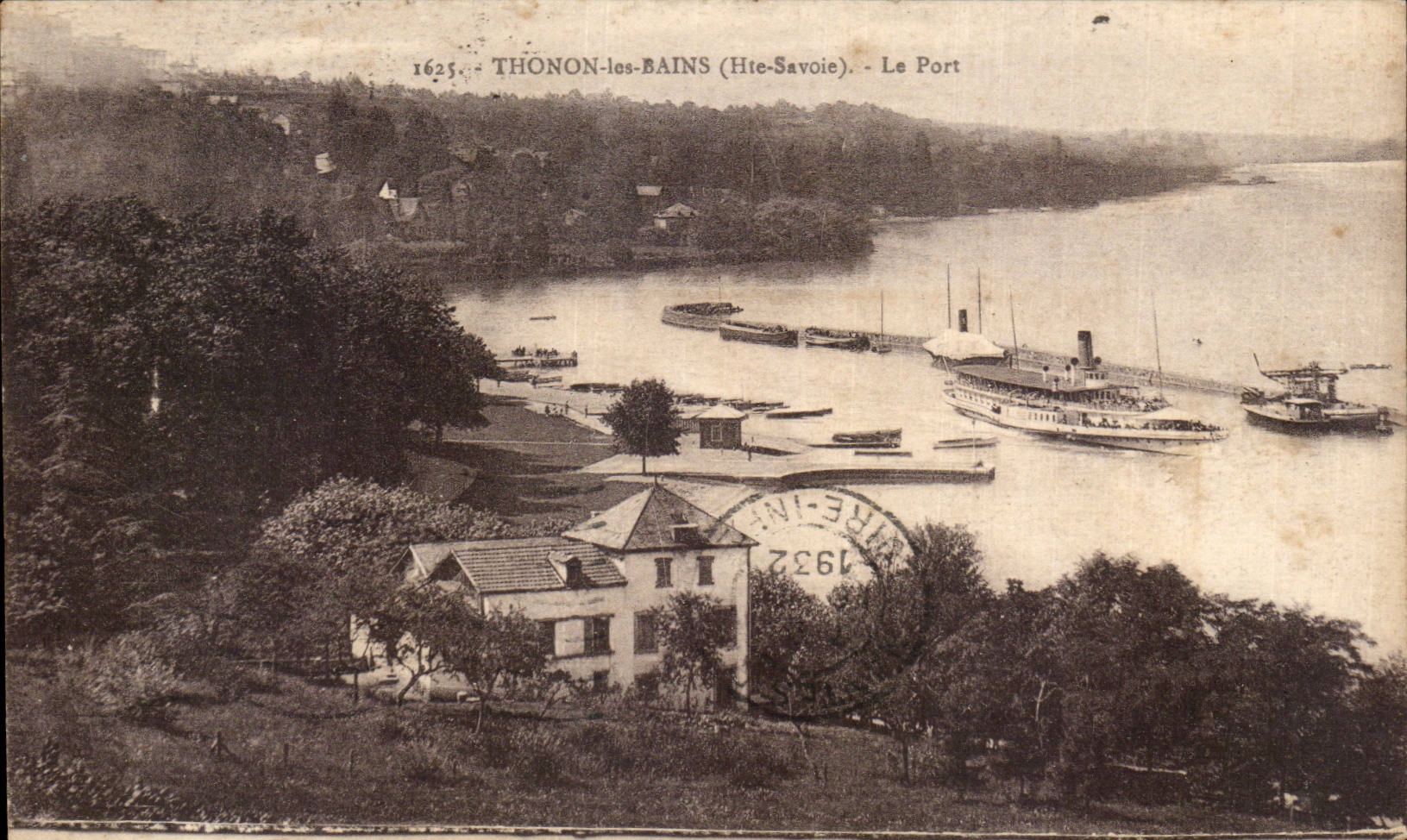Thonon-les-Bains (Haute-Savoie) — Le Port — I. Fauraz, édit. (n° 74)