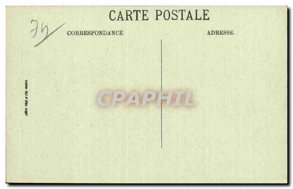 CPA Thonon les Bains La jetee (contre jour) — Verso