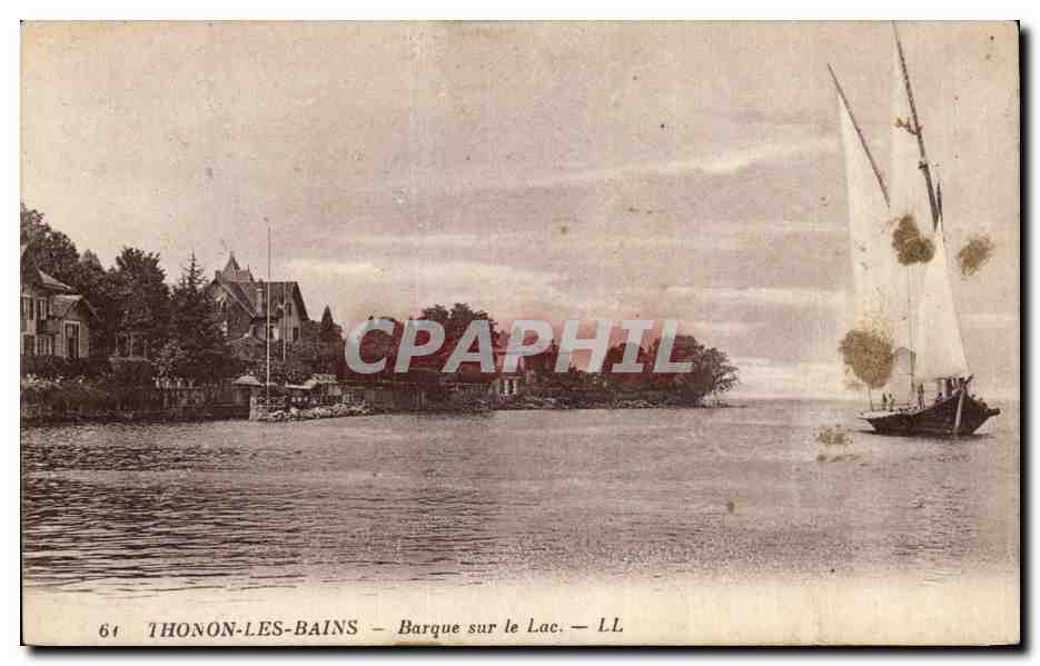 Thonon-les-Bains — Barque sur le Lac — LL