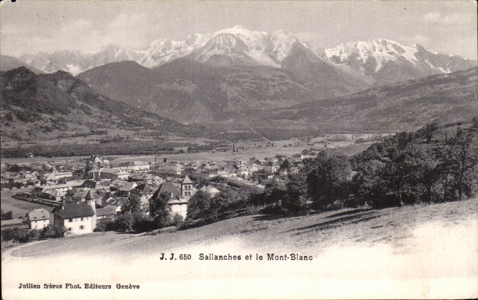 CPA Sallanches et le Mont Blanc