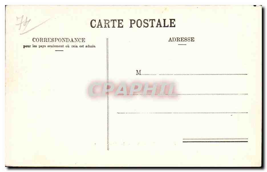 CPA Sallanches et le Mont Blanc — Rückseite