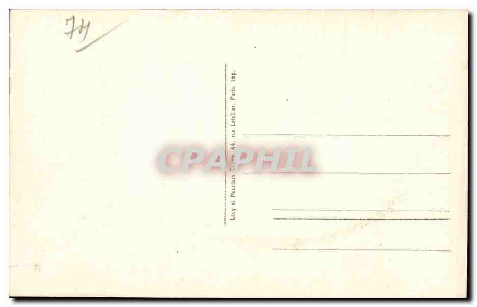 Sallanches — La Pointe du Colloney et les Aiguilles de Varens — LL — Reverso
