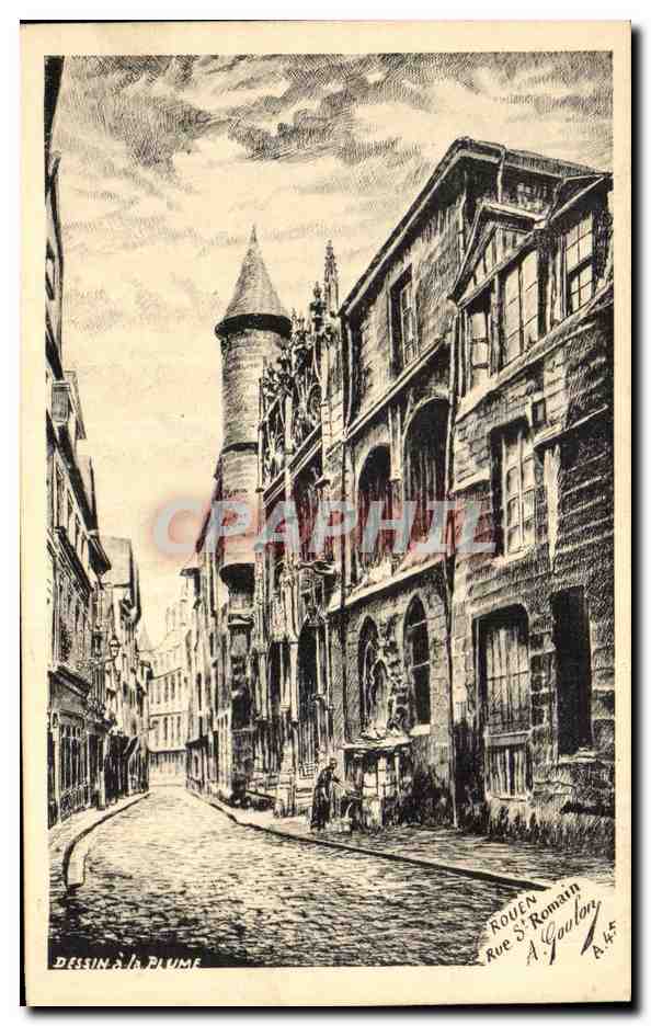 CPA Rouen Rue St Romain