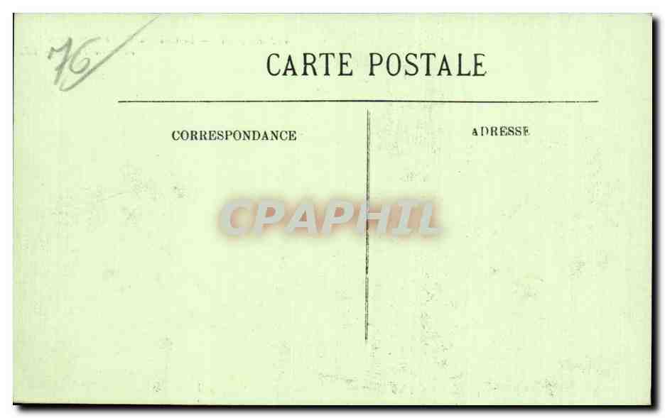 CPA Rouen Le chateau de Philippe Auguste — Verso