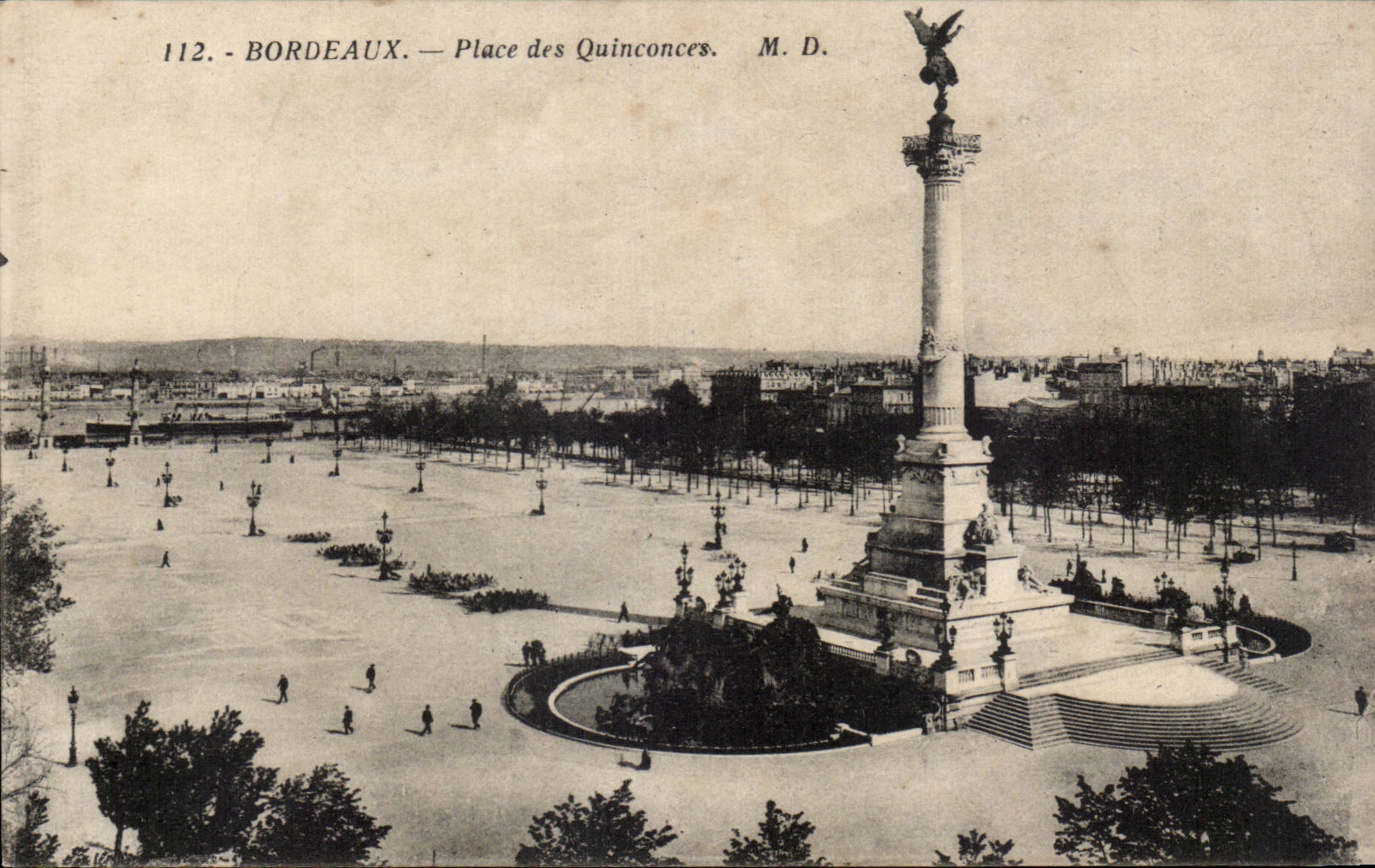 CPA Bordeaux place des Quinconces