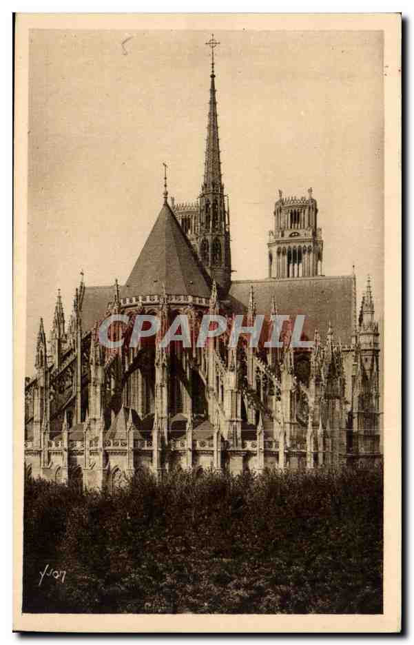CPA Orleans Abside de la cathedrale Sainte Croix