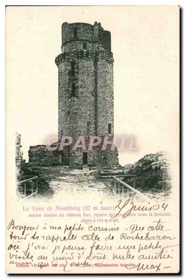 CPA Montlhery La tour 