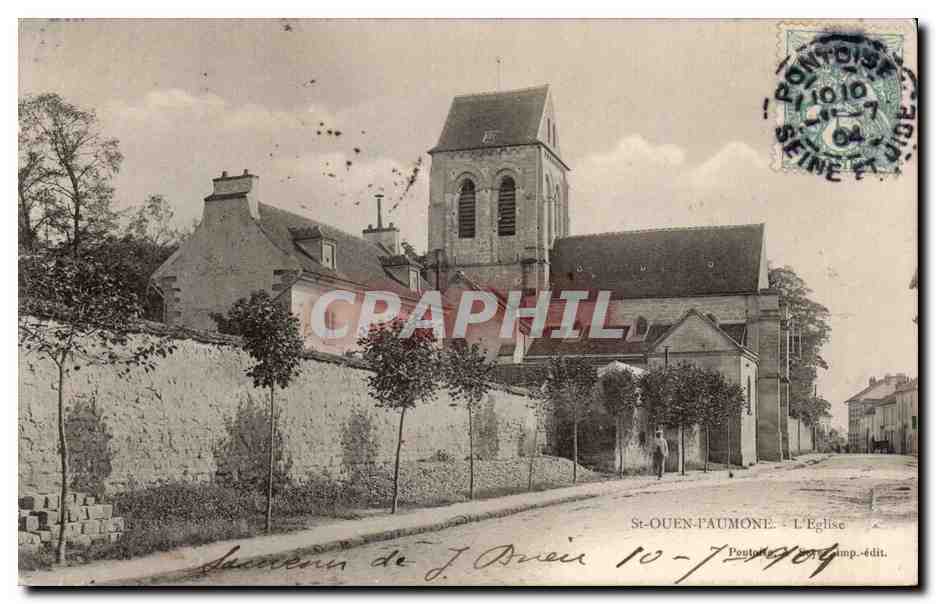 CPA St ouen l'aumone L'eglise