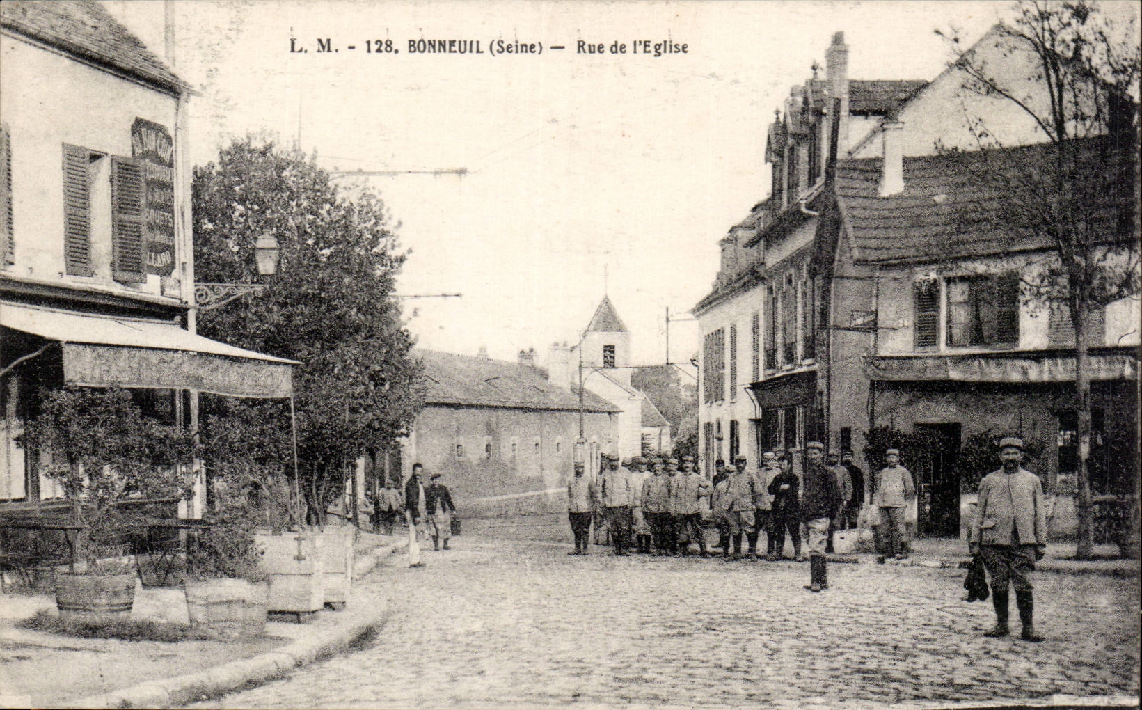 CPA Bonneuil Rue de l'eglise