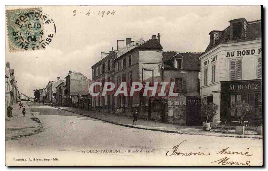 CPA St Ouen l'Aumone Rue St Lazare