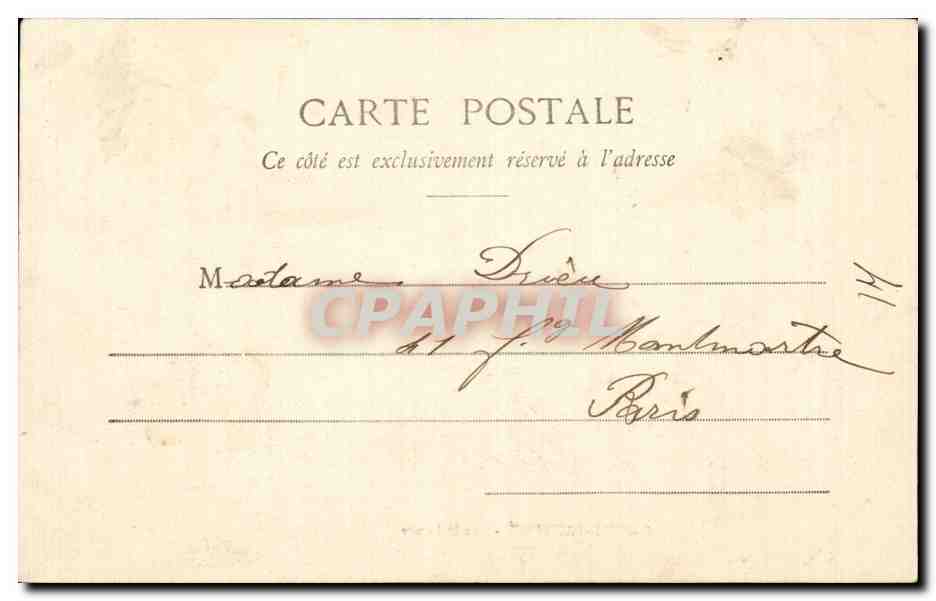 CPA St Ouen l'Aumone Rue St Lazare — Rückseite