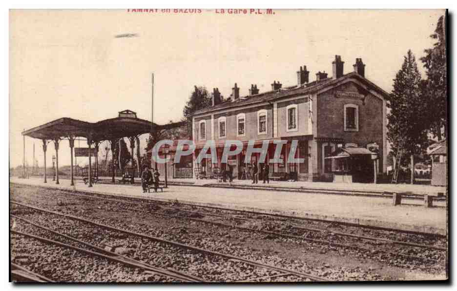 CPA Tamnay en Bazois La gare PLM