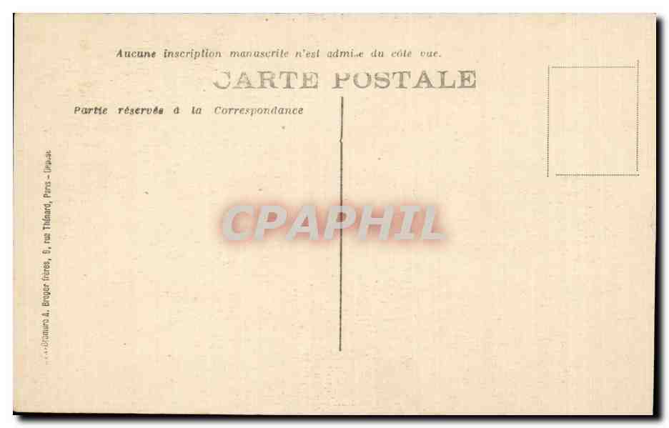 CPA Tamnay en Bazois La gare PLM — Rückseite