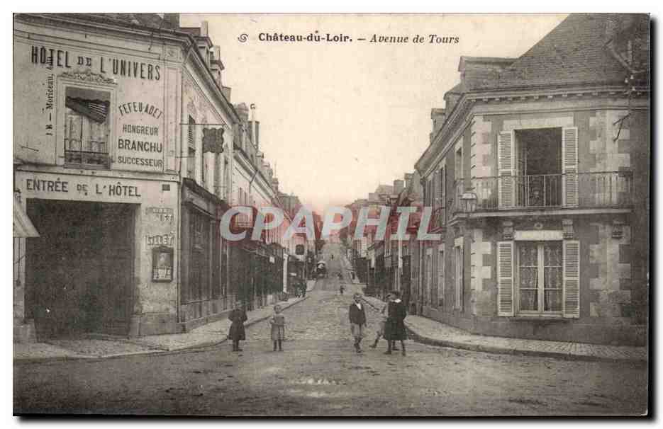 CPA Chateau du Loir Avenue de Tours 