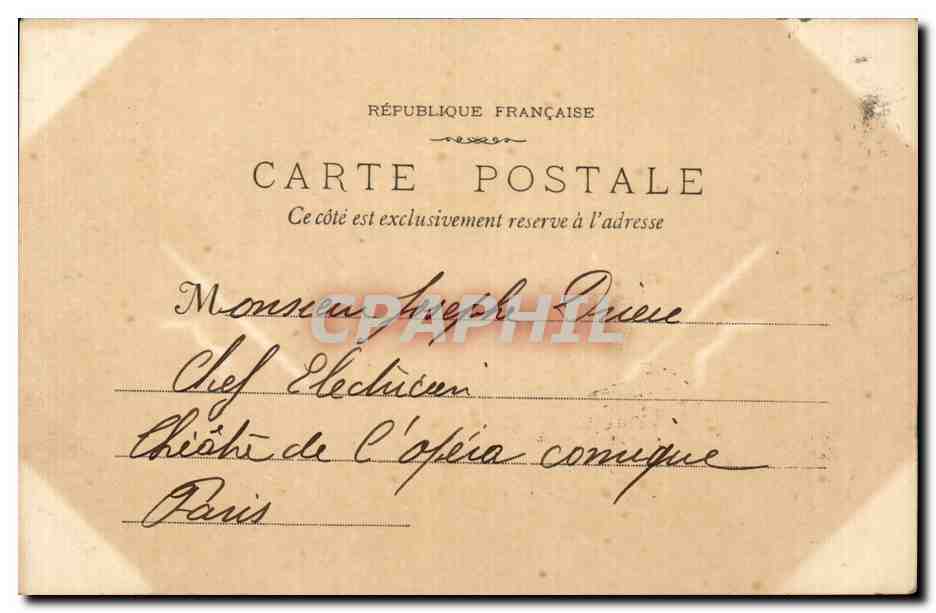 CPA Aix en Provence La place aux herbes et la poissonnerie  — Rückseite