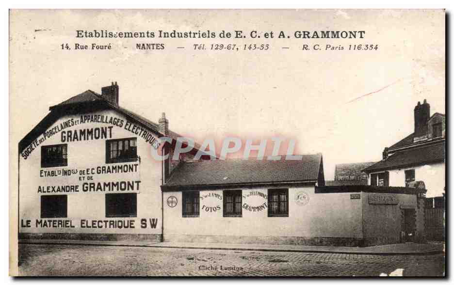 CPA Etablissements industriels de Grammont Nantes