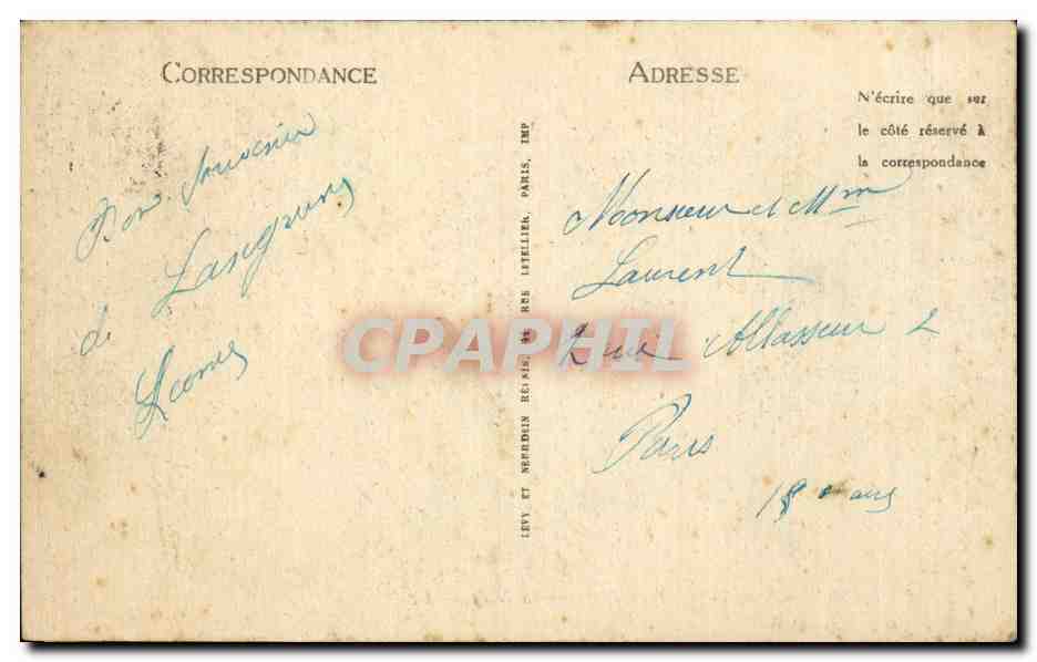 Langrune-sur-Mer — L'Heure du Bain — LL — Achterkant
