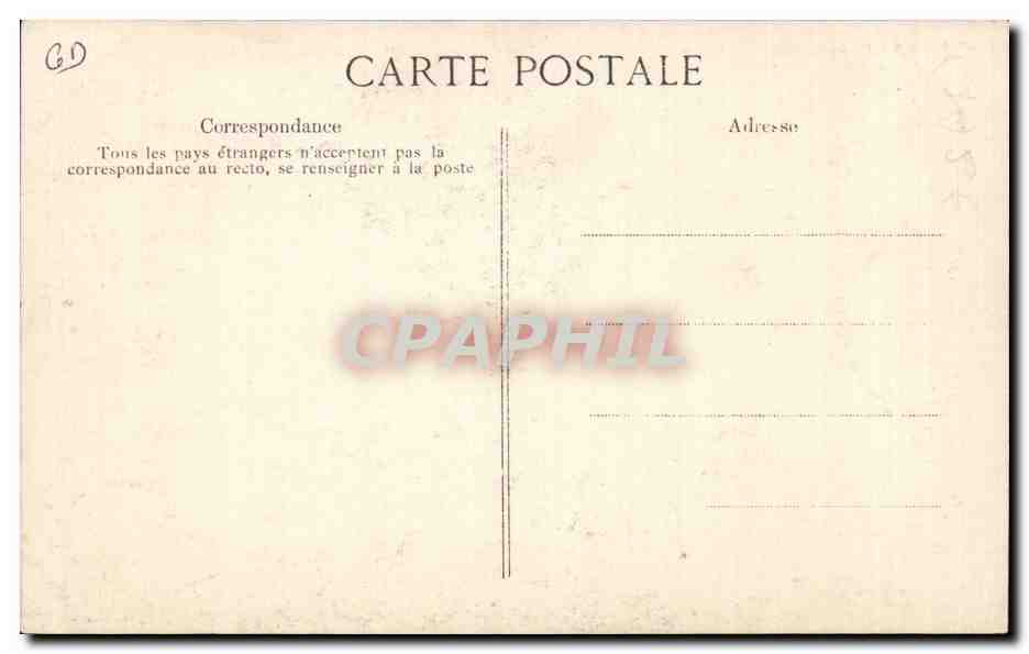 Paris — Éclairage à l'acétylène Rue du Bac et Rue de l'Université — Éditeur E.P.D. n° 148 — Reverso