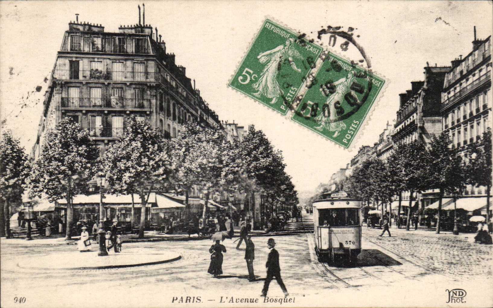 PARIS — L'Avenue Bosquet — ND Phot. n°940