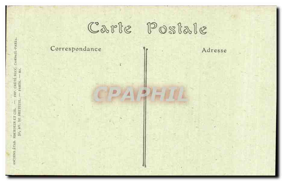 CPA La Rochelle L'entree du port — Verso