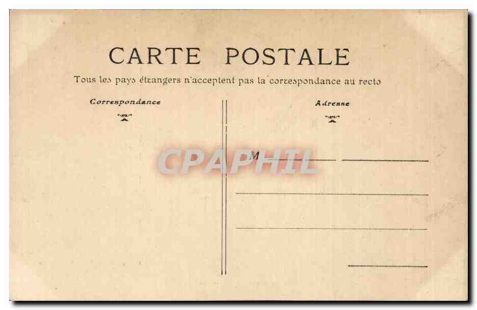 CPA Legende de St Saulge Une place pour Pornat Folklore — Verso