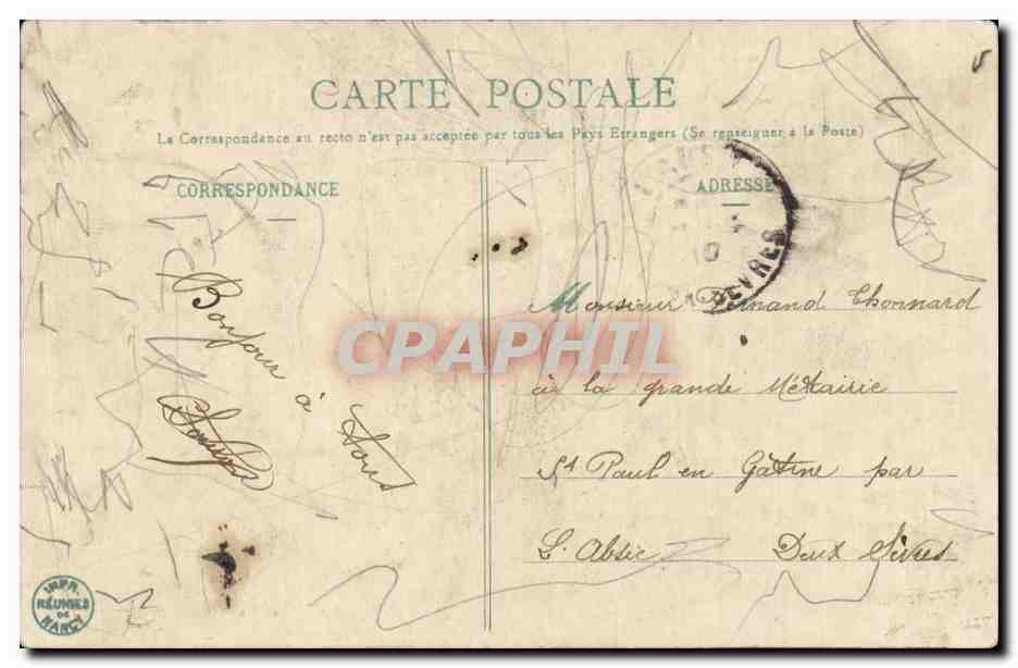 CPA Illustrateurs Nos Marins Gervese La censure — Rückseite